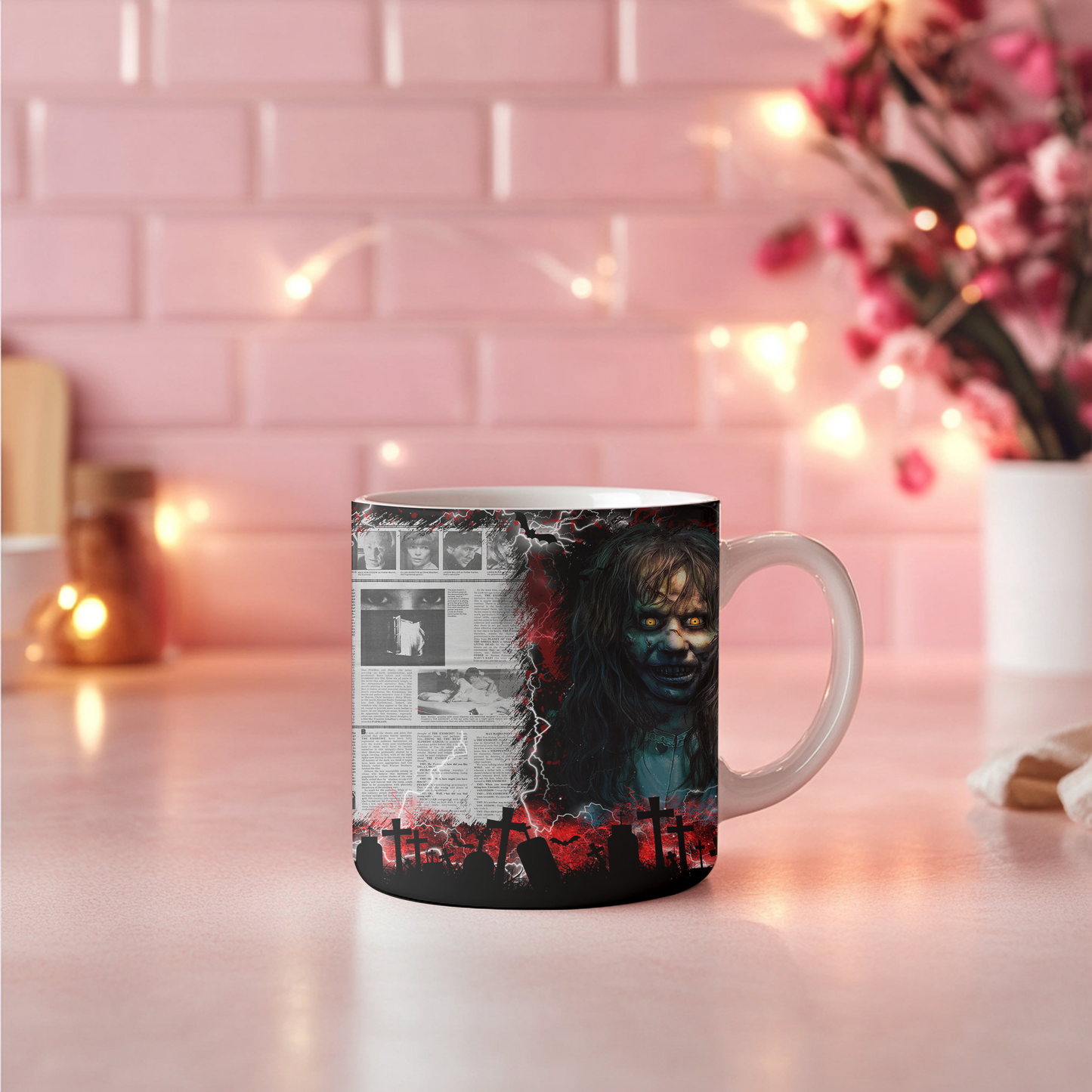 Horror Icon 11oz Mug – Scary Movie Villain Collectible Tea/Coffee Cup