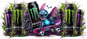 Stit-ch Monster Can Skating 16oz UVDTF Wrap