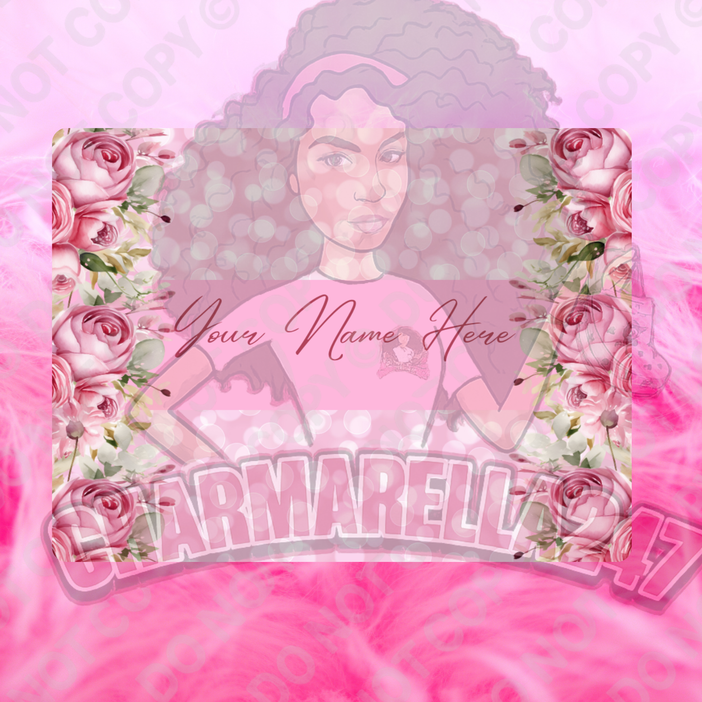 Pink Roses Chopping Board