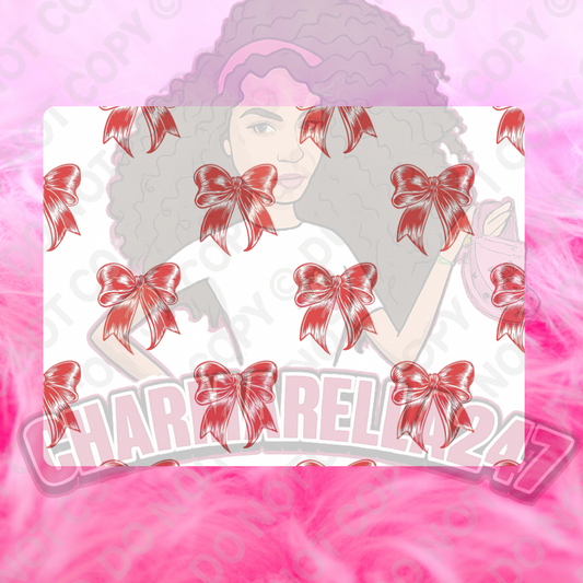 Red Bows Chopping Board