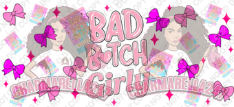 P-Louise Bad B Energy 16oz UVDTF Wrap