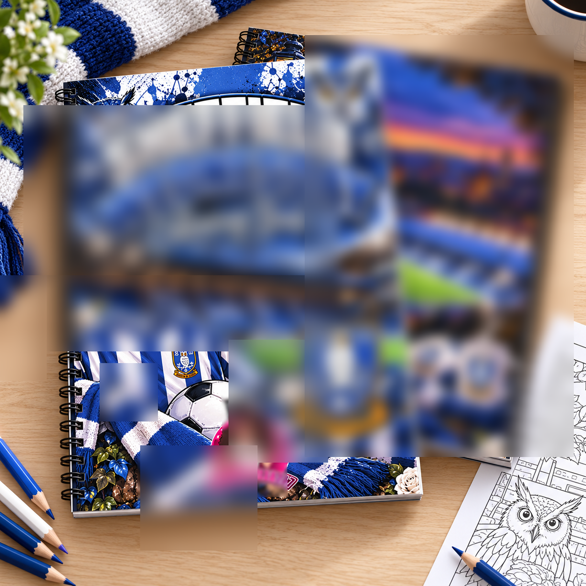 Sheffield-Wed A4 Colouring Book