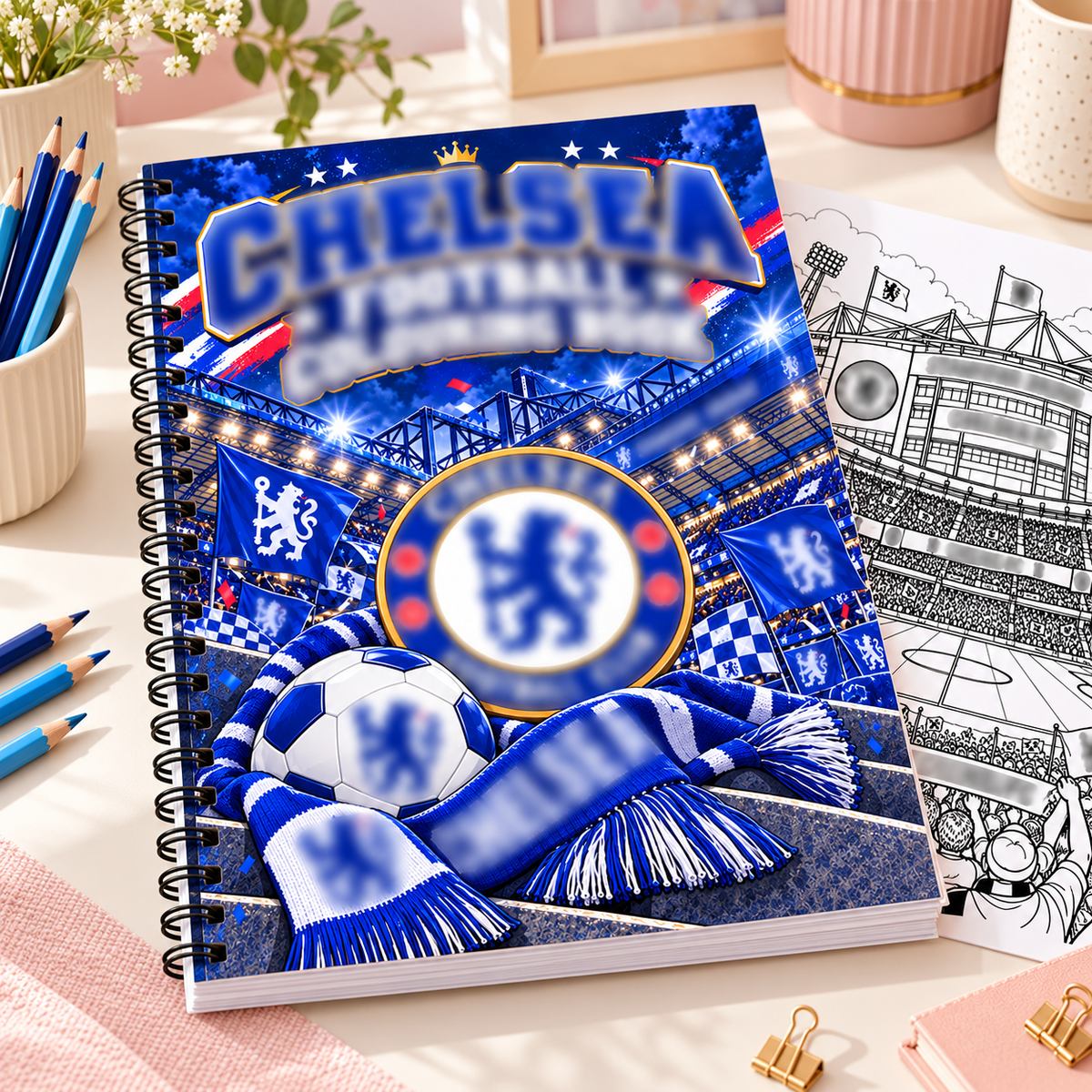 Chel-sea A4 Colouring Book