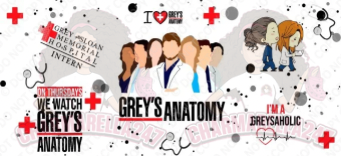 Greys Anatomy 16oz UVDTF Wrap