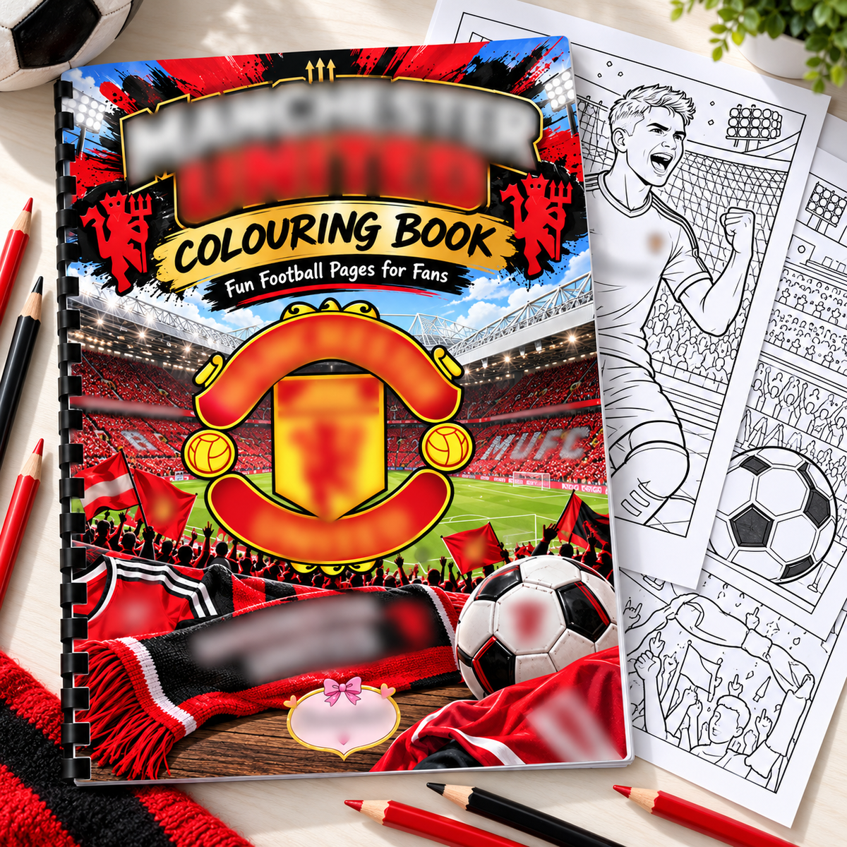 Man-United A4 Colouring Book
