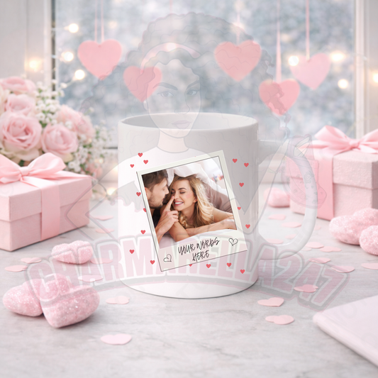 Polaroid Photo Valentines 11oz Mug