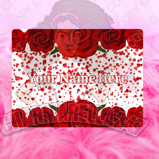 Red Roses Chopping Board