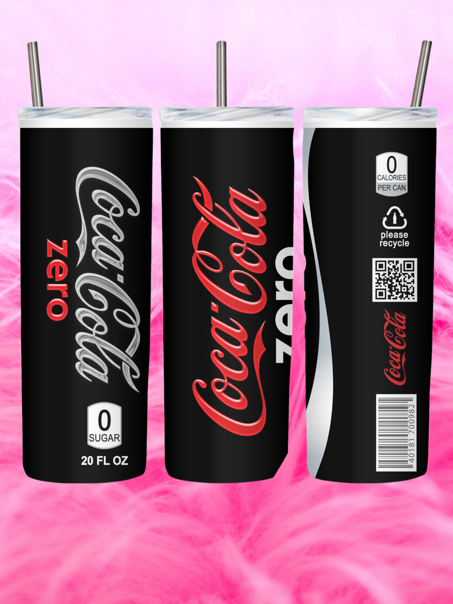READY TO PRESS 20oz TUMBLER WRAP PRINT FIZZY SODA DRINKS