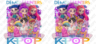 K-Pop Dem Hunters 16oz UVDTF Wrap