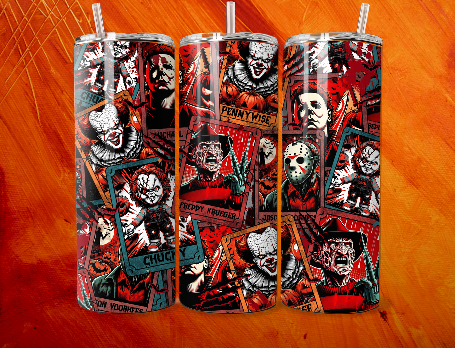 Halloween Spooky Tumblers