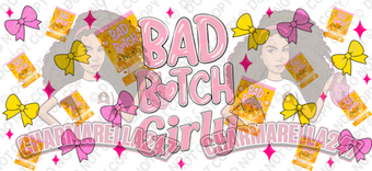 P-Louise Bad B Energy 16oz UVDTF Wrap