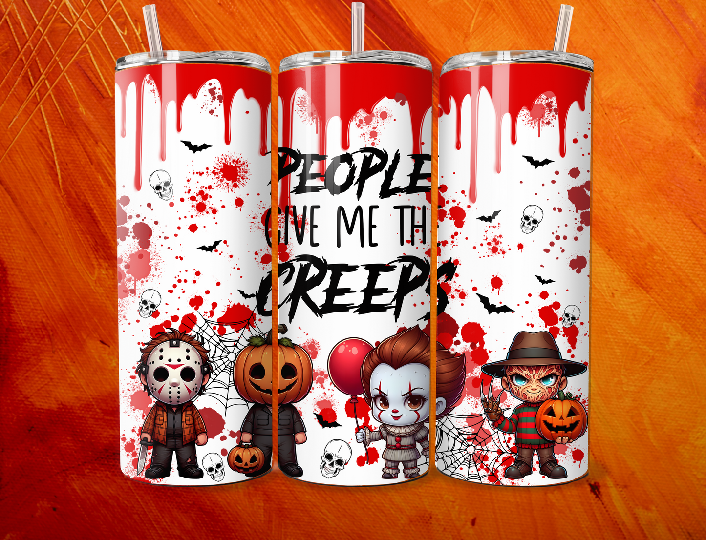 Halloween Spooky Tumblers