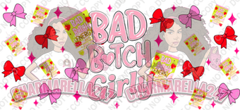 P-Louise Bad B Energy 16oz UVDTF Wrap