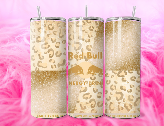 R BULL LEOPARD PRINT 20oz Tumbler