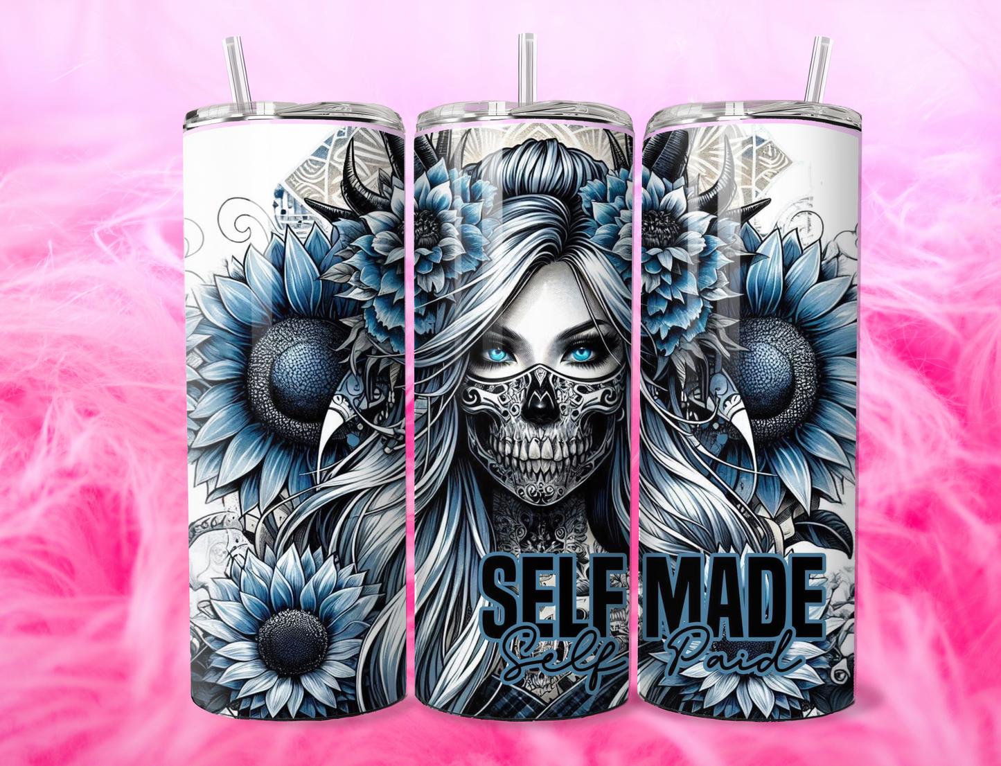 READY TO PRESS 20oz TUMBLER WRAP PRINT SELF MADE SELF PAID