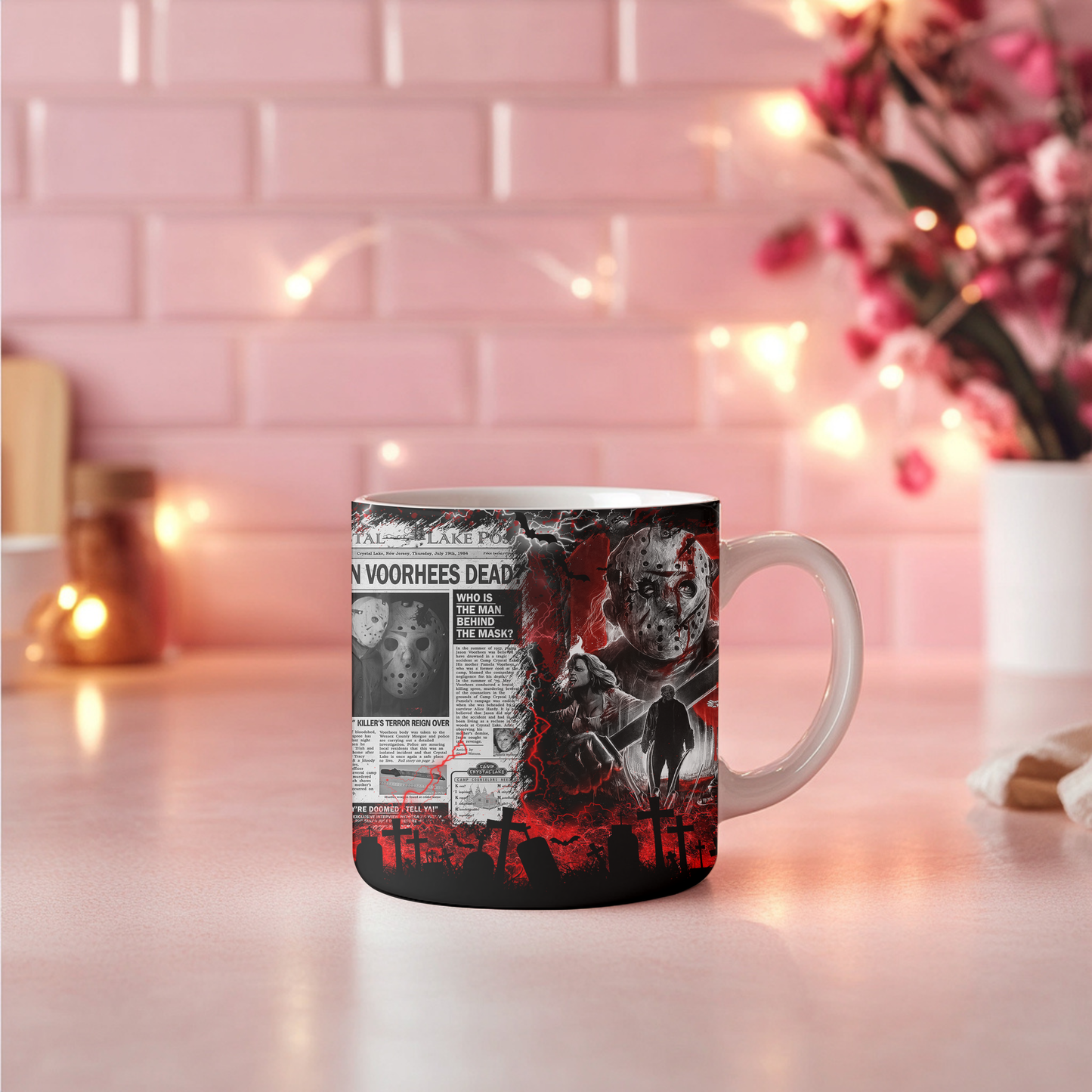 Horror Icon 11oz Mug – Scary Movie Villain Collectible Tea/Coffee Cup