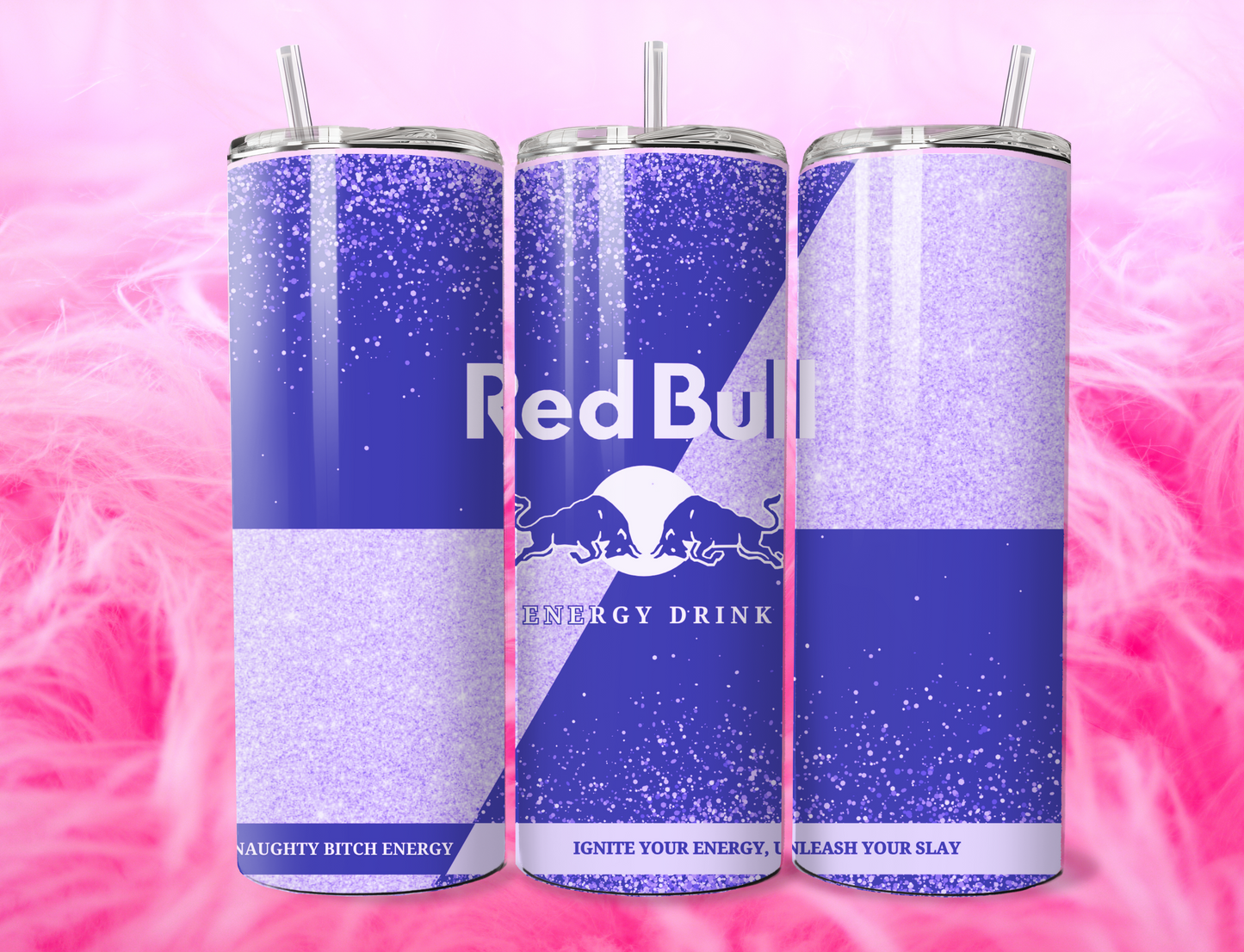 READY TO PRESS 20oz TUMBLER WRAP PRINT R BULL DRINK
