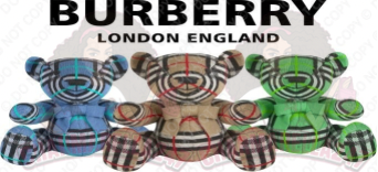 Bur-berry Bears 16oz UVDTF Wrap