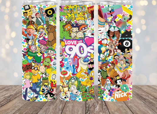 LOVE THE 90S 20oz Tumbler