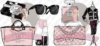 Cha-nel 16oz UVDTF Wrap