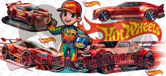 Hot Wheels 16oz UVDTF Wrap