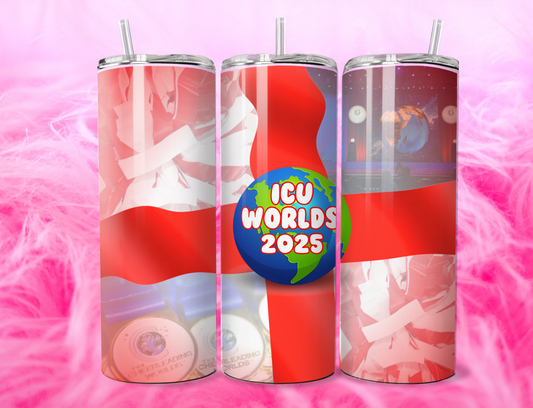 CHEERLEADING ICU WORLDS TUMBLER 20oz Tumbler