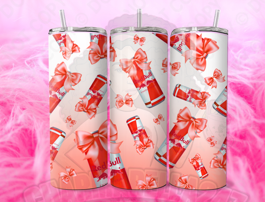 Red Red-Bull Bows 20oz Tumbler