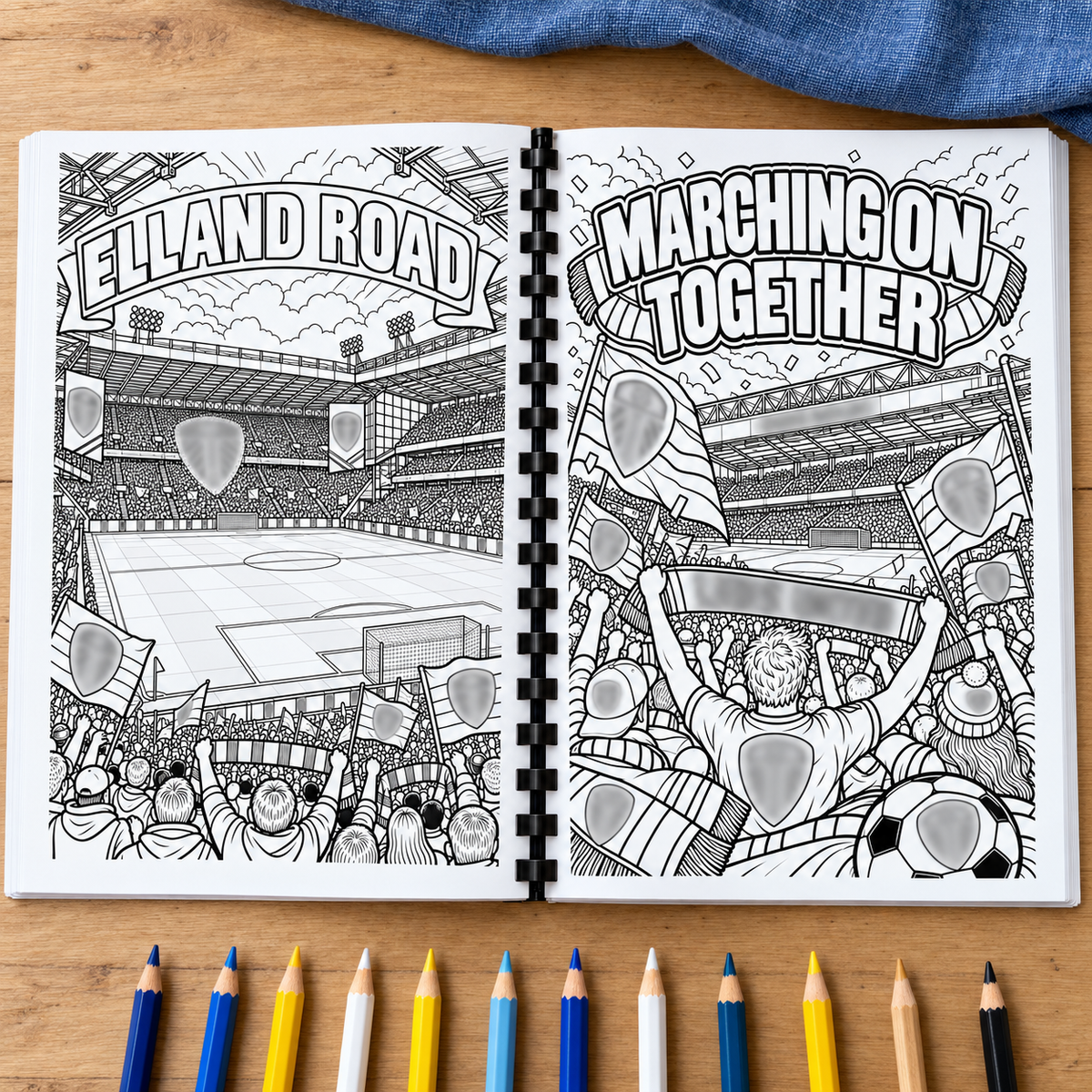 Leeds-United A4 Colouring Book