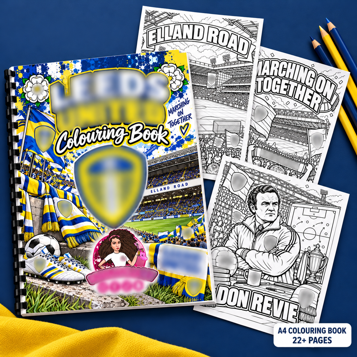 Leeds-United A4 Colouring Book