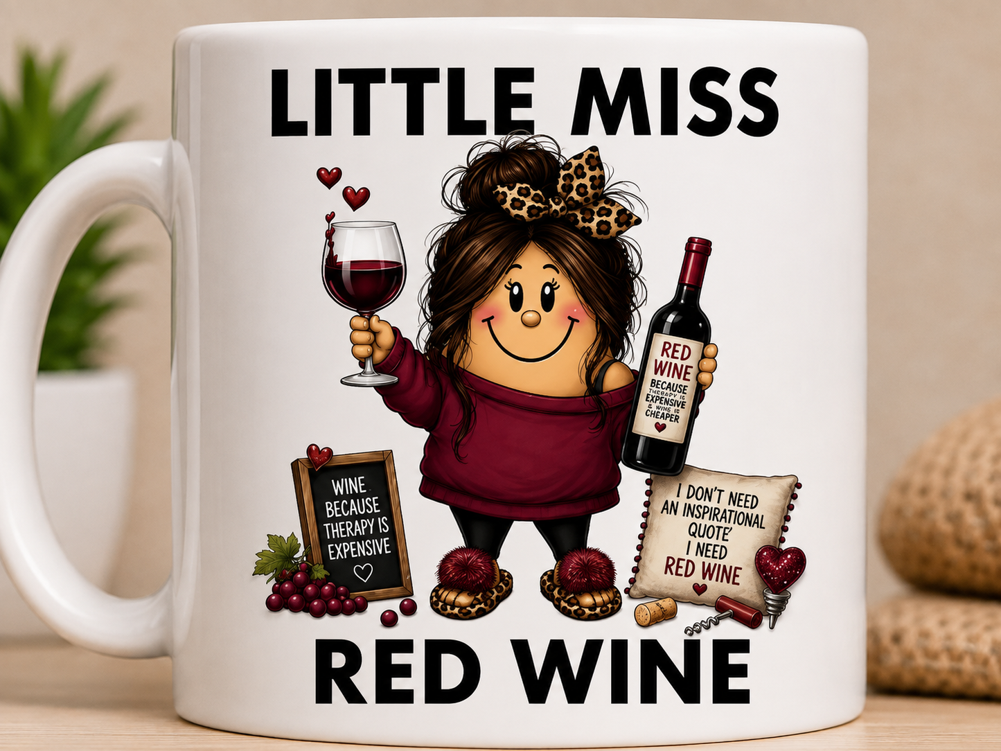 Little Miss Red Wine 11oz Coffee/Tea Mug
