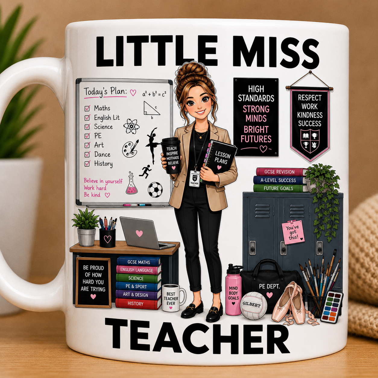 Little Miss Teacher Primary High School 11oz Coffee/Tea Mug