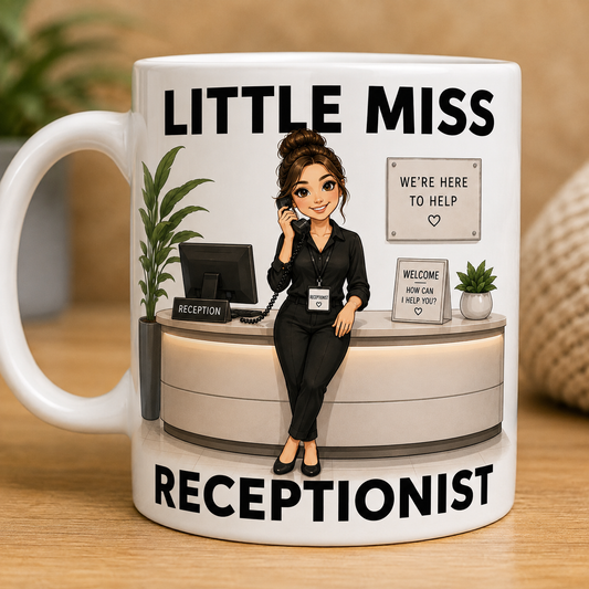 Little Miss Receptionist 11oz Coffee/Tea Mug