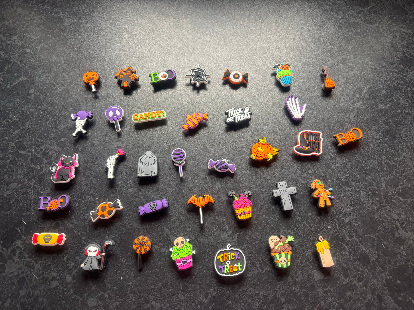 Halloween Inspired PVC Charms
