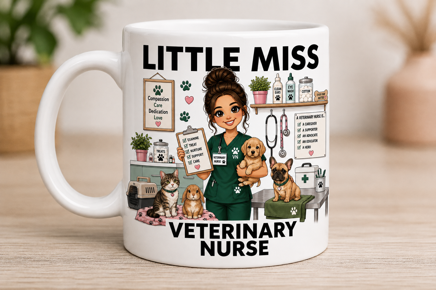 Little Miss Veterinary Nurse 11oz Coffee/Tea Mug