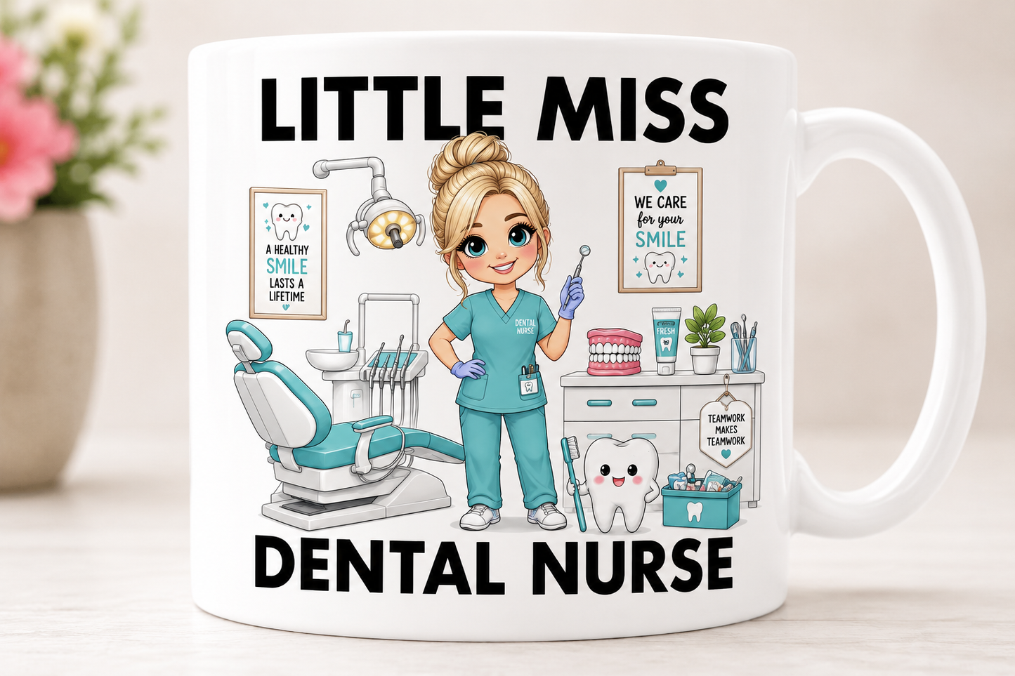 Little Miss Dental Nurse 11oz Coffee/Tea Mug