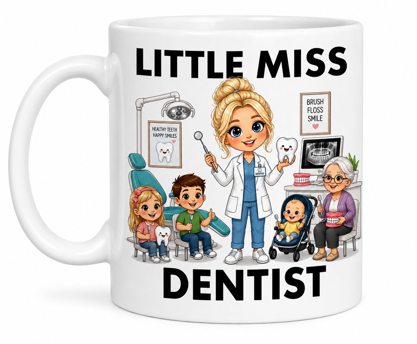 Little Miss Dentist 11oz Coffee/Tea Mug