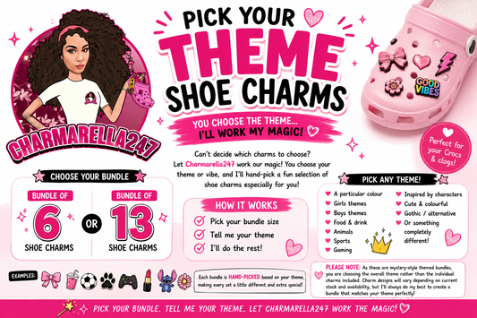 Pick Your Theme Shoe Charms