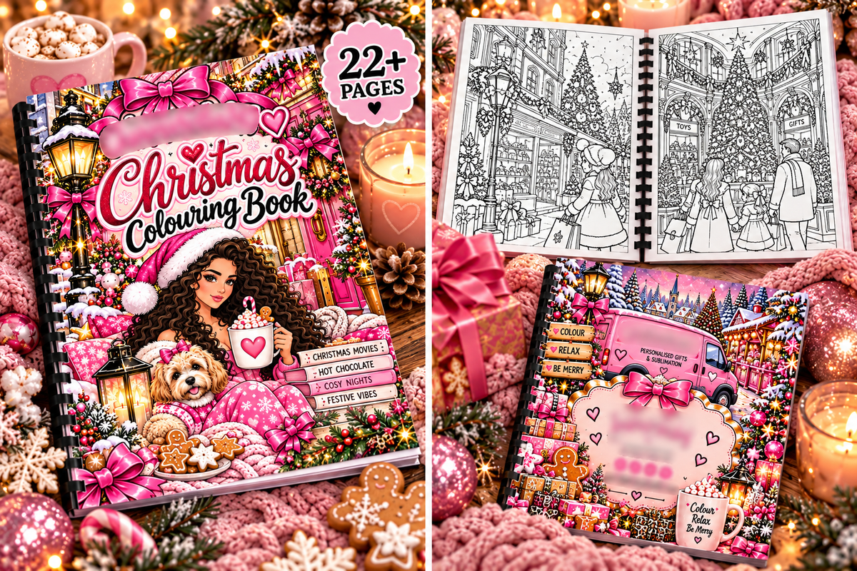 Christmas-Xmas A4 Colouring Book