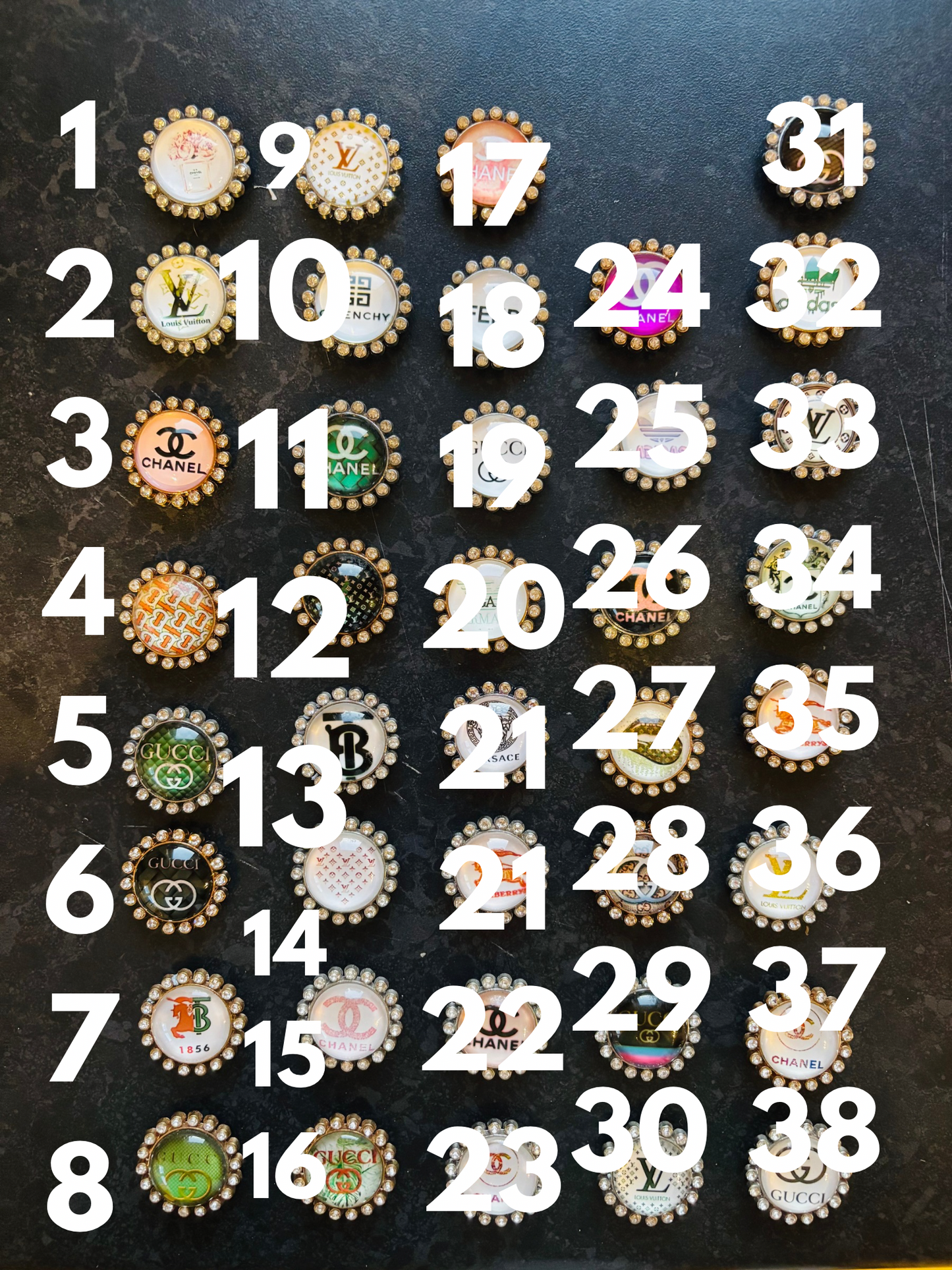 Circle LCTB Metal Charms