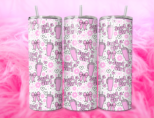 JUST A GIRL 20oz Tumbler