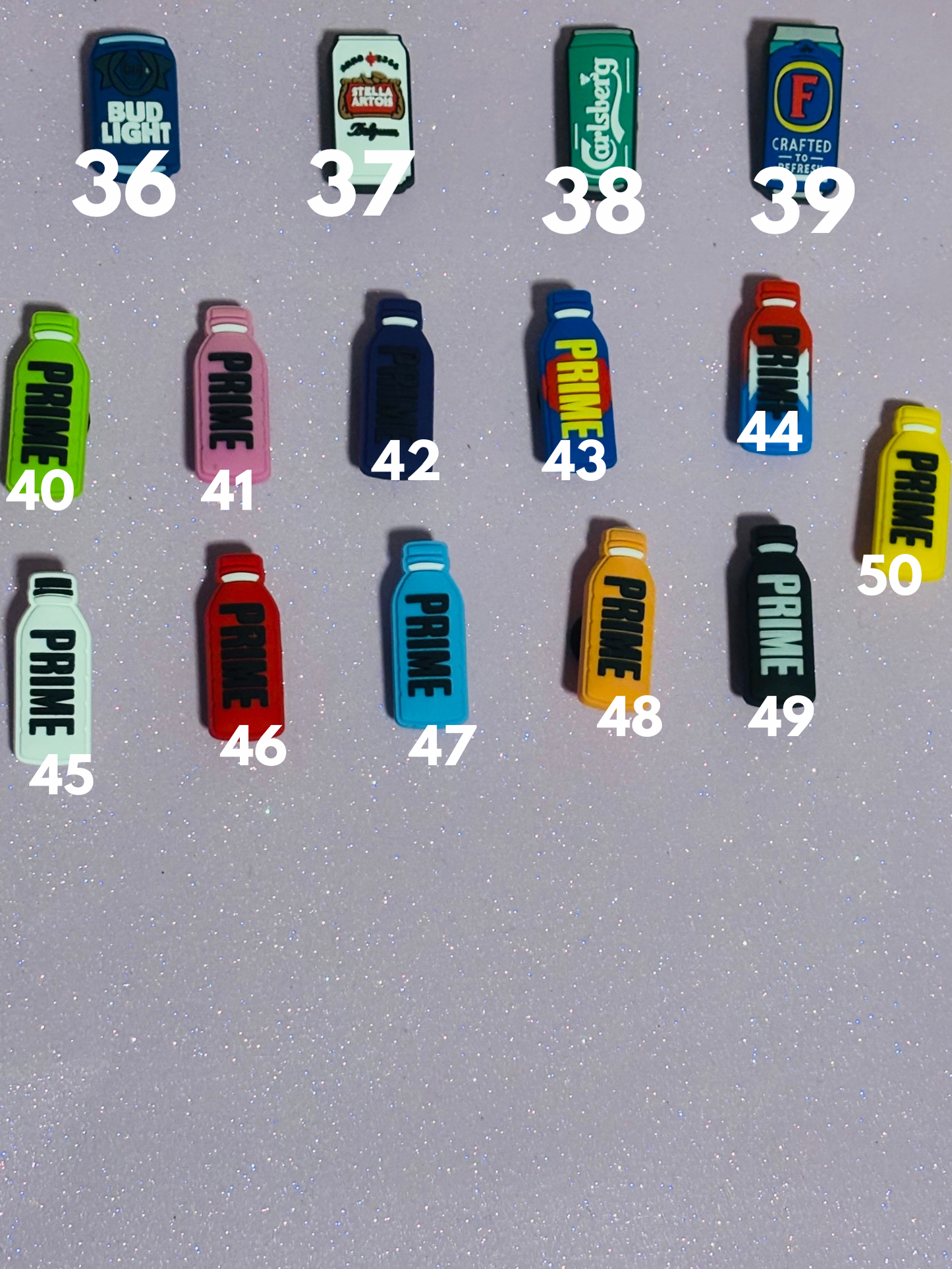 Liquids PVC Charms