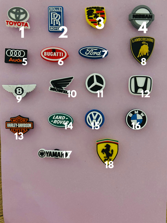 Transport PVC Charms