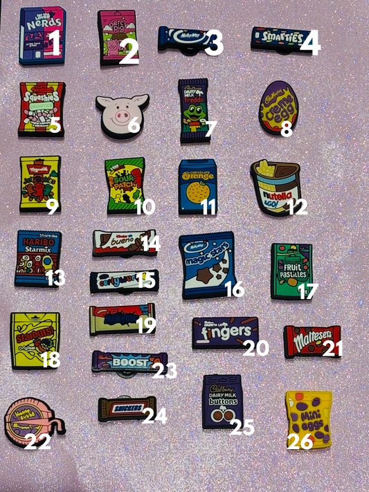 Food PVC Charms