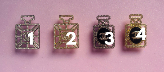 PERFUME BOTTLE Metal Charms