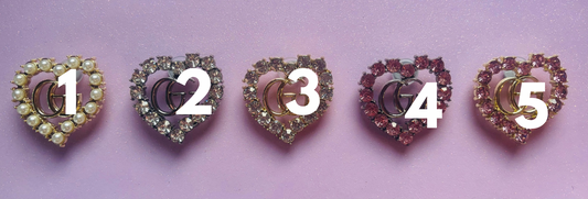 G HEART Metal Charms