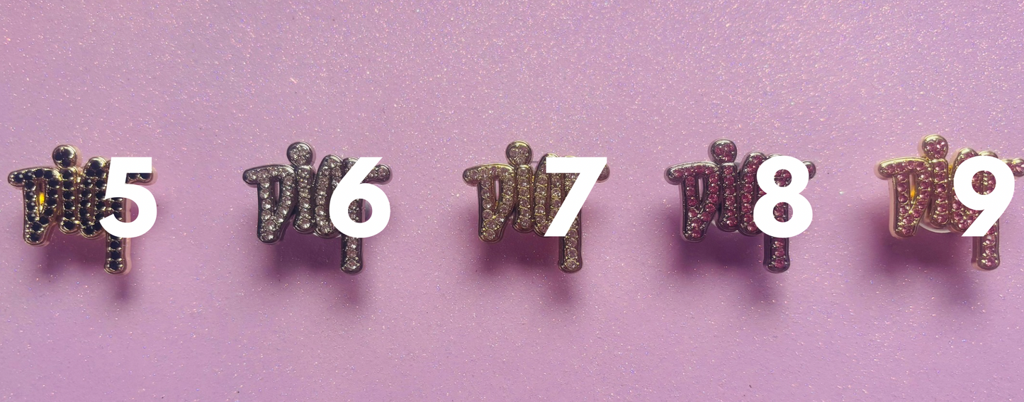 BIG & SMALL D WORD Metal Charms