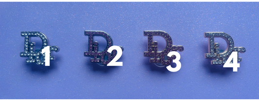 D OUTLINE Metal Charms