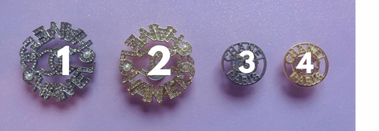 C CIRCLE CHARMS Metal Charms