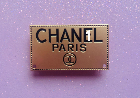 BIG C RECTANGLE Metal Charms