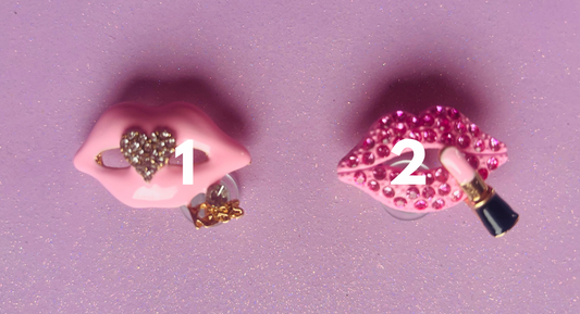 LIPS  Metal Charms